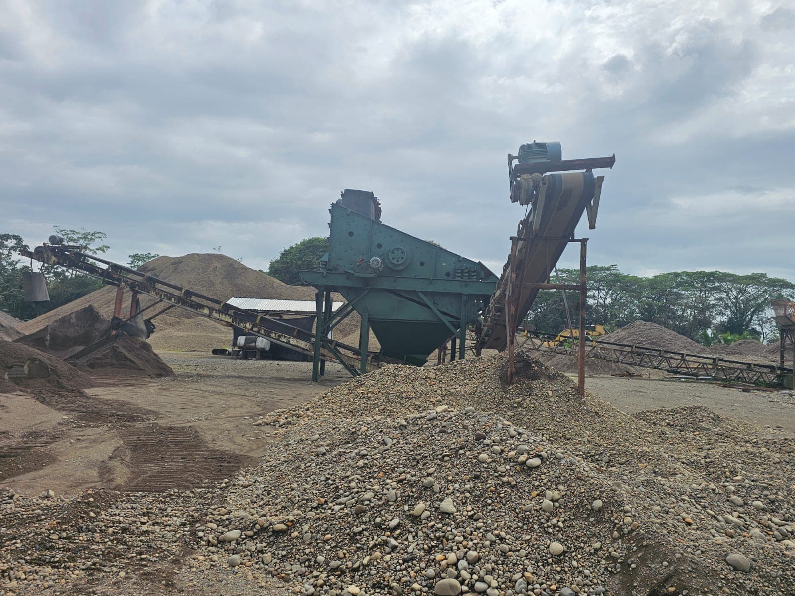 Planta de clasificación de agregados de Tajo Rocadura del Caribe